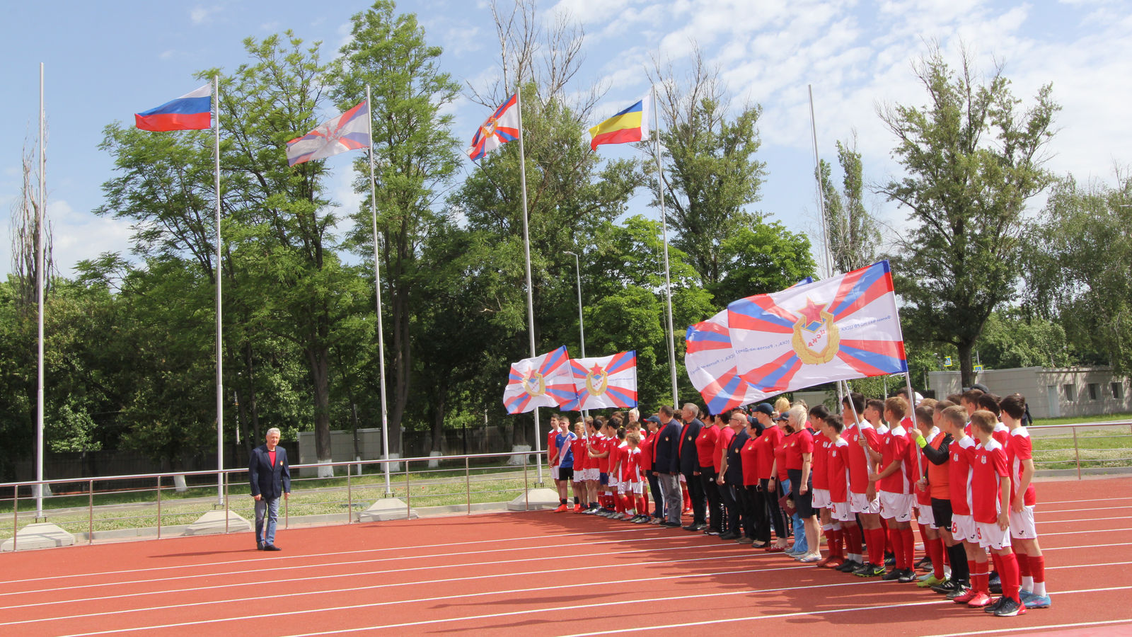 В филиале ЦСКА (г. Ростов-на-Дону) прошло торжественное мероприятие посвящённое началу летнего периода обучения