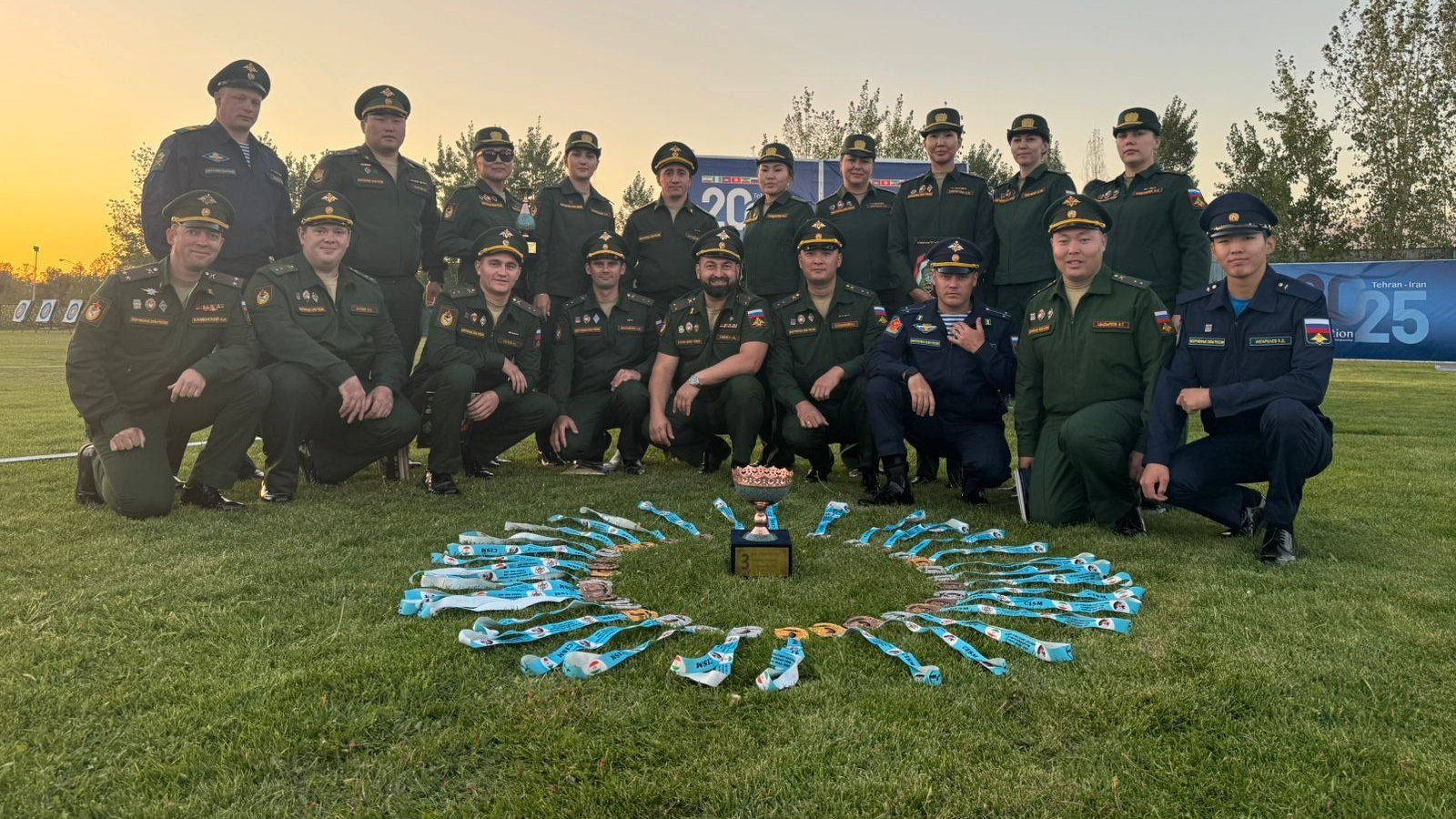 Сборная команда ВС РФ завоевала бронзу в общекомандном зачёте на чемпионате мира CISM по стрельбе из лука