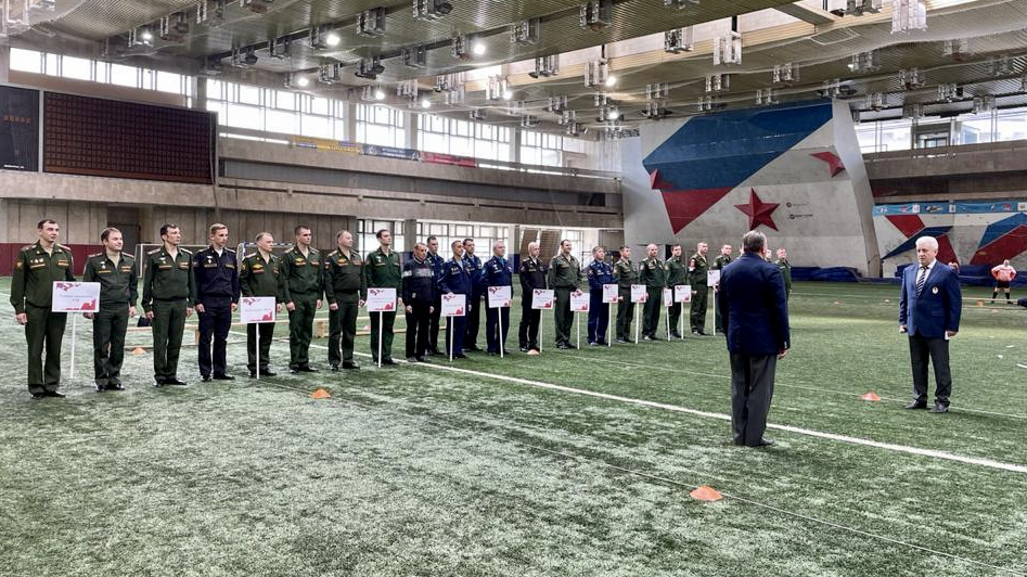 В ЦСКА стартовал турнир по мини-футболу Спартакиады ЦОВУ МО РФ