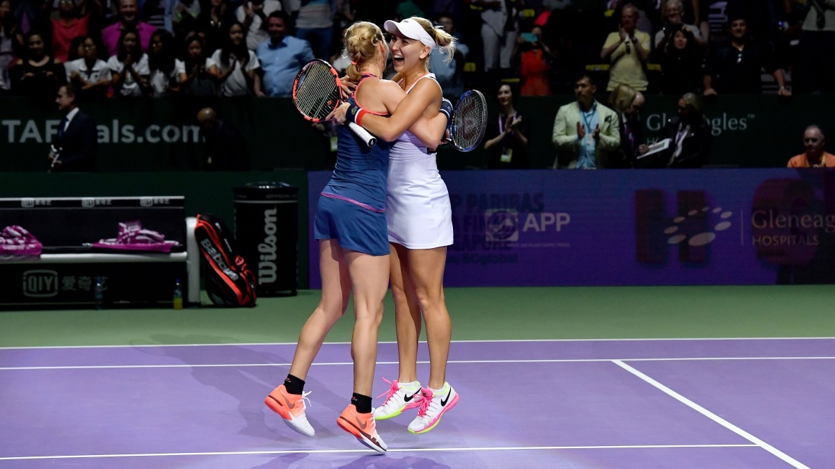 Стали известны соперницы Весниной и Макаровой в первом круге Итогового турнира WTA