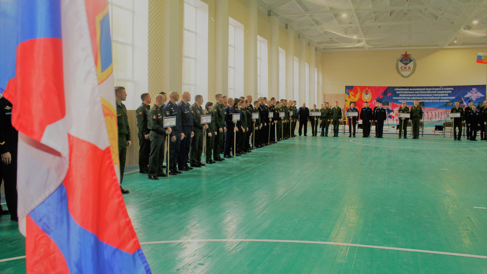 В Смоленске состоялось открытие чемпионата ВС РФ по рывку гири