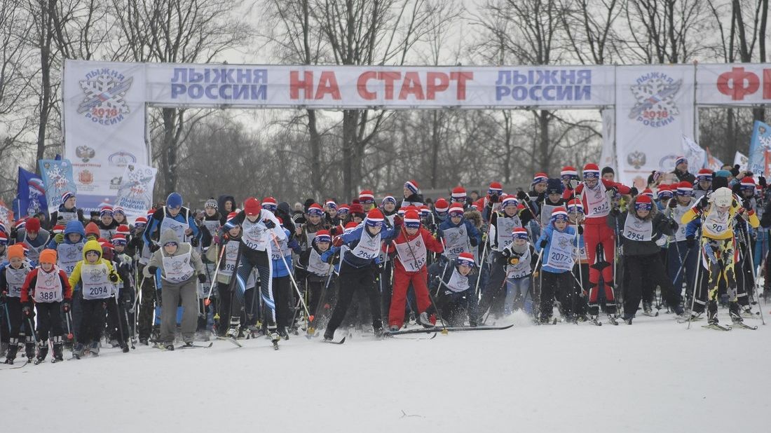 В Тульской области стартовала «Лыжня России»