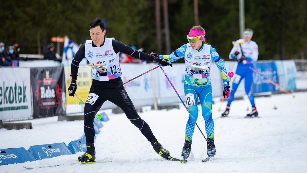 Армейцы Алена Трапезникова  и Андрей Ламов завоевали «золото» в смешанной эстафете на чемпионате мира по спортивному ориентированию на лыжах