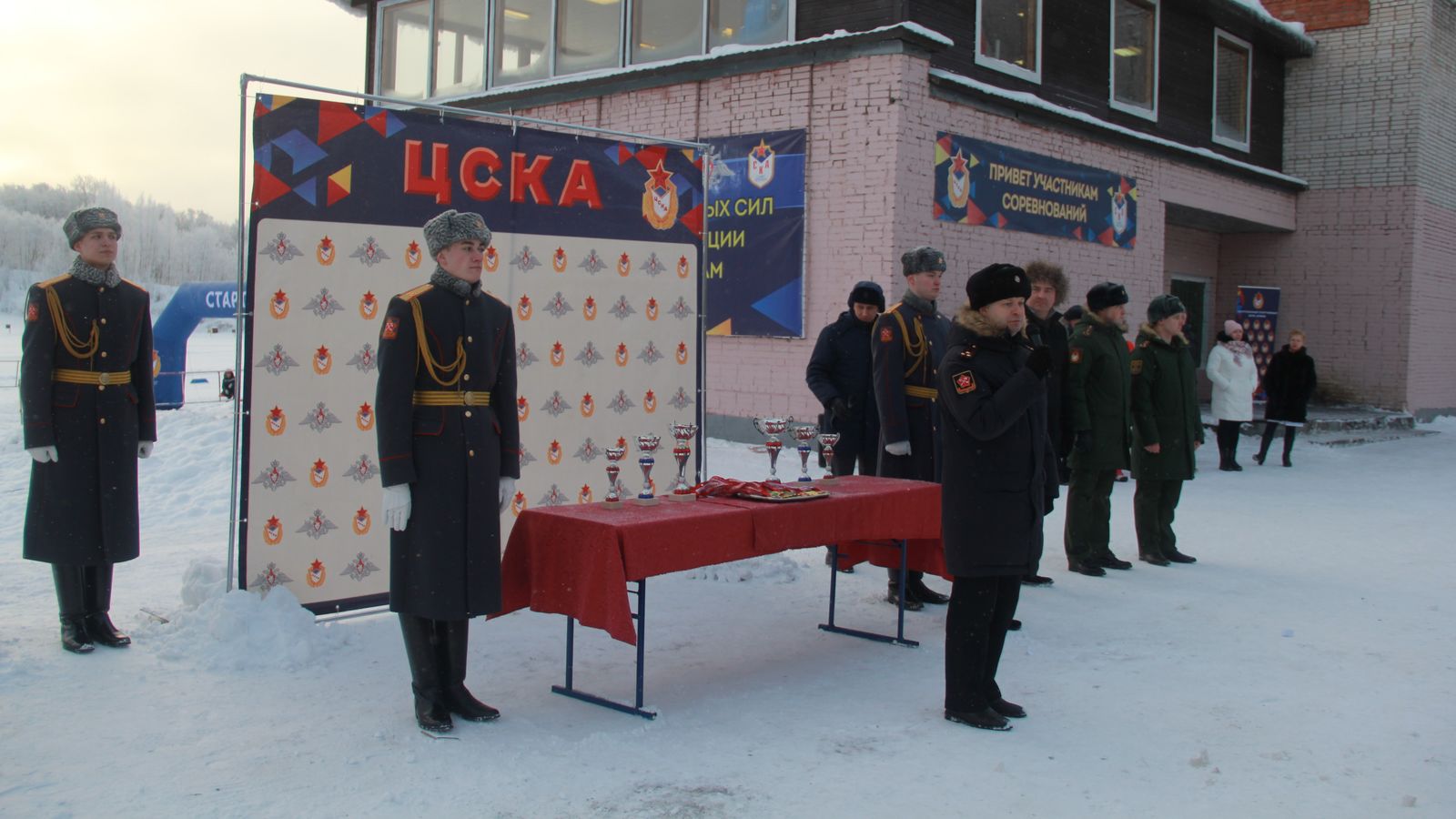 В Санкт-Петербурге прошло торжественное открытие чемпионата ВС РФ по лыжным гонкам