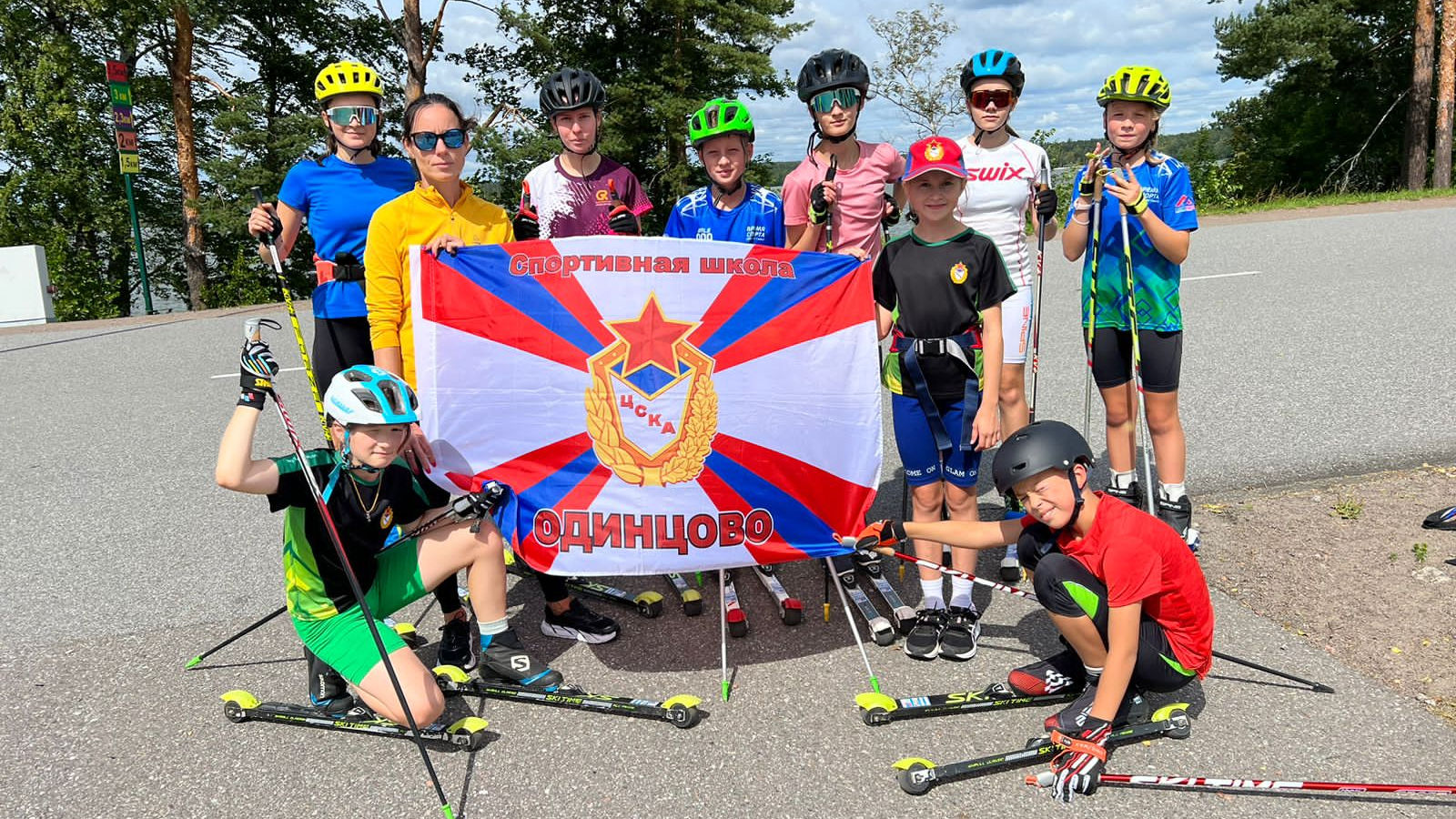 Команда лыжников СШ ЦСКА (комплексной) г. Одинцово провела сбор на базе филиала ЦСКА г. Санкт-Петербург