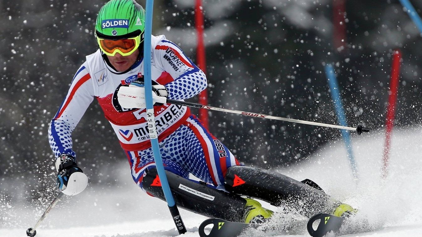 Горнолыжник ЦСКА Александр Хорошилов – чемпион России в слаломе