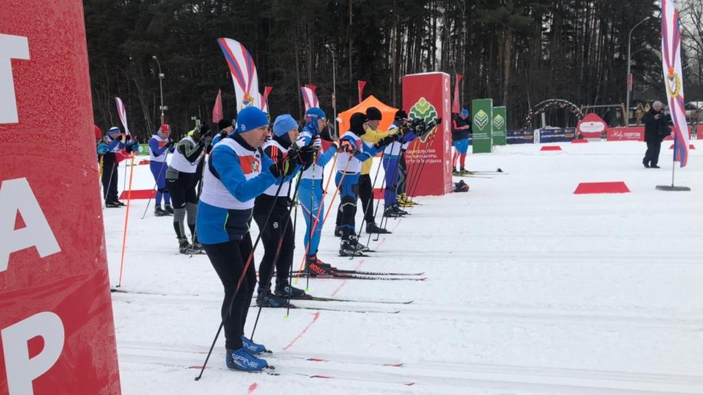 В Одинцово состоялись первые соревнования Спартакиады ЦОВУ МО РФ - лыжные гонки