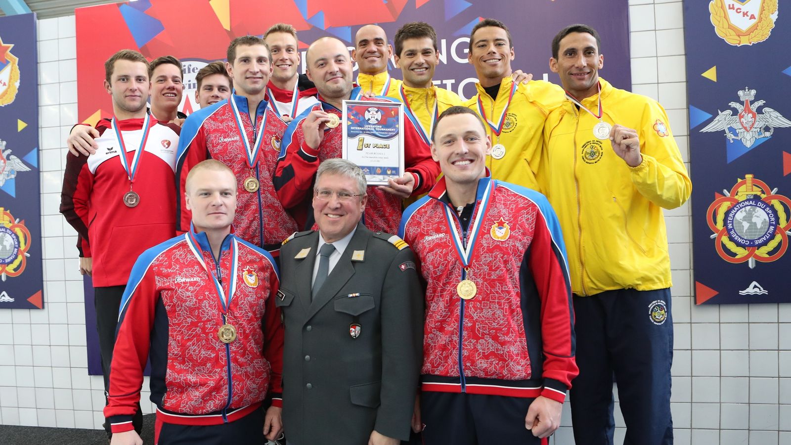 Спортсмены сборной Вооруженных Сил РФ завоевали 8 наград во второй день регионального чемпионата CISM по специальному плаванию