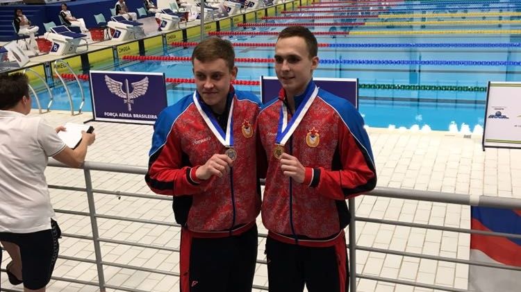 Пловцы ЦСКА выиграли пять медалей в первый день ЧМ CISM в Бразилии