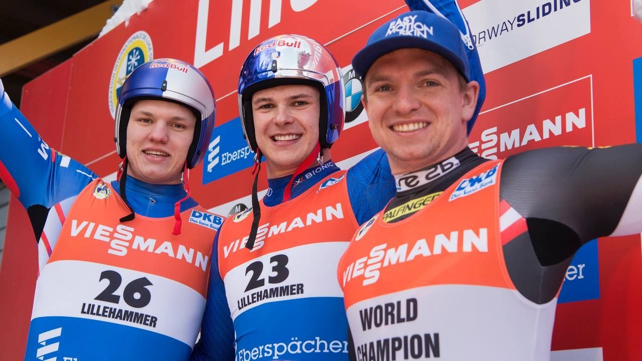 Саночник ЦСКА Семен Павличенко победил на этапе КМ в Норвегии Роман Репилов – второй