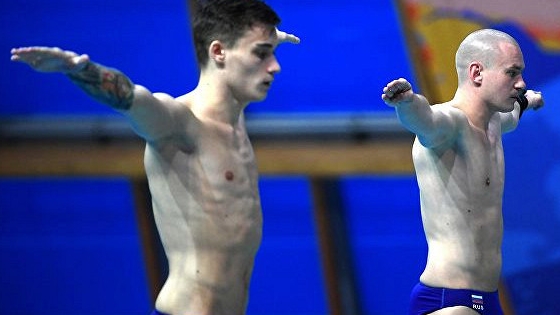 Спортсмены ЦСКА Никита Шлейхер и Руслан Терновой завоевали еще две награды на чемпионате Европы по прыжкам в воду в Киеве