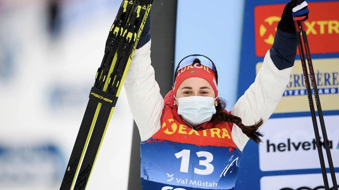 Армейская лыжница Юлия Ступак (Белорукова) завоевала «золото» и «серебро» на «Тур де Ски» у Алексея Червоткина «бронза»