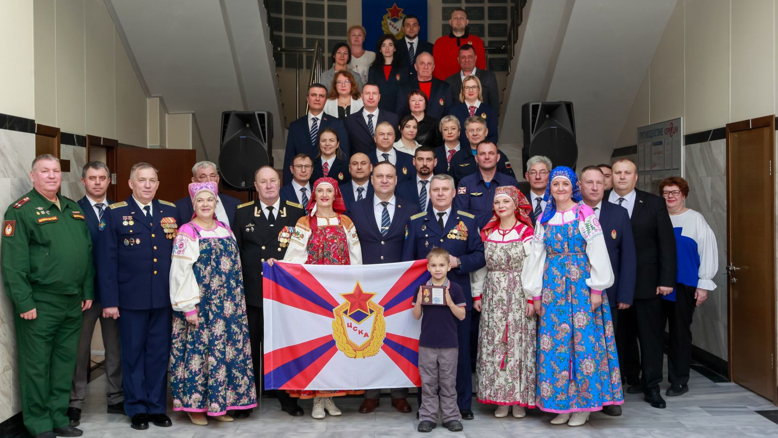 В самарском филиале ЦСКА состоялось торжественное построение приуроченное к Дню защитника Отечества