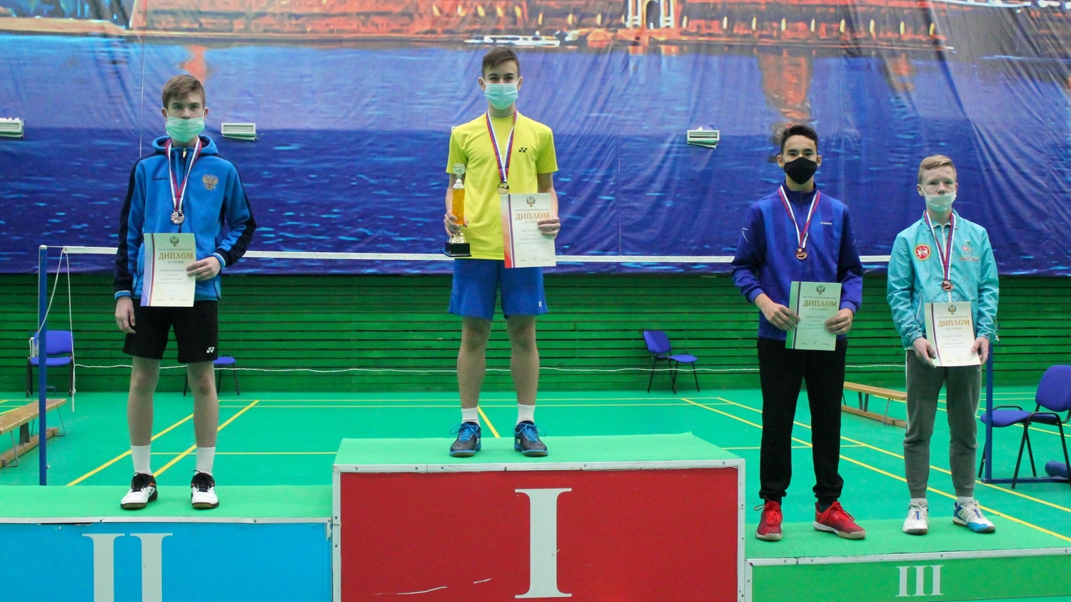 Воспитанник СШОР ЦСКА по теннису и бадминтону Алексей Заев завоевал россыпь наград на Первенстве России U15