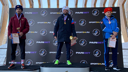 Армейские спортсмены взяли «золото» и «бронзу» на чемпионате России по скелетону среди мужчин