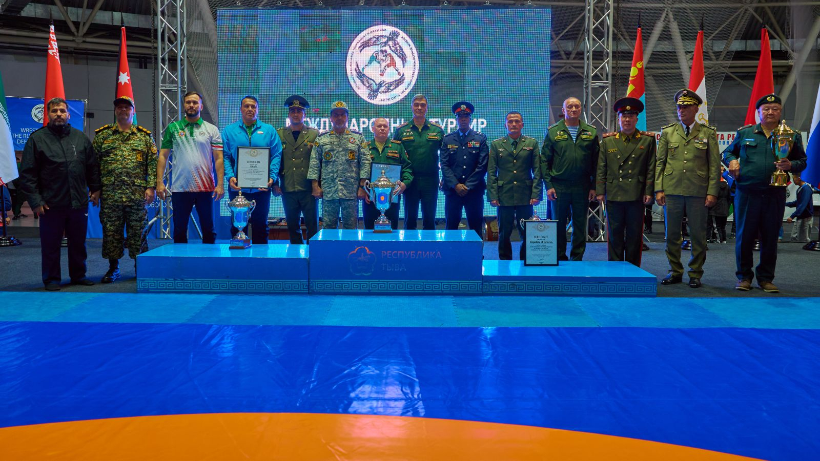 Подвели итоги III Международного турнира среди военнослужащих по спортивной борьбе на Кубок министра обороны Российской Федерации