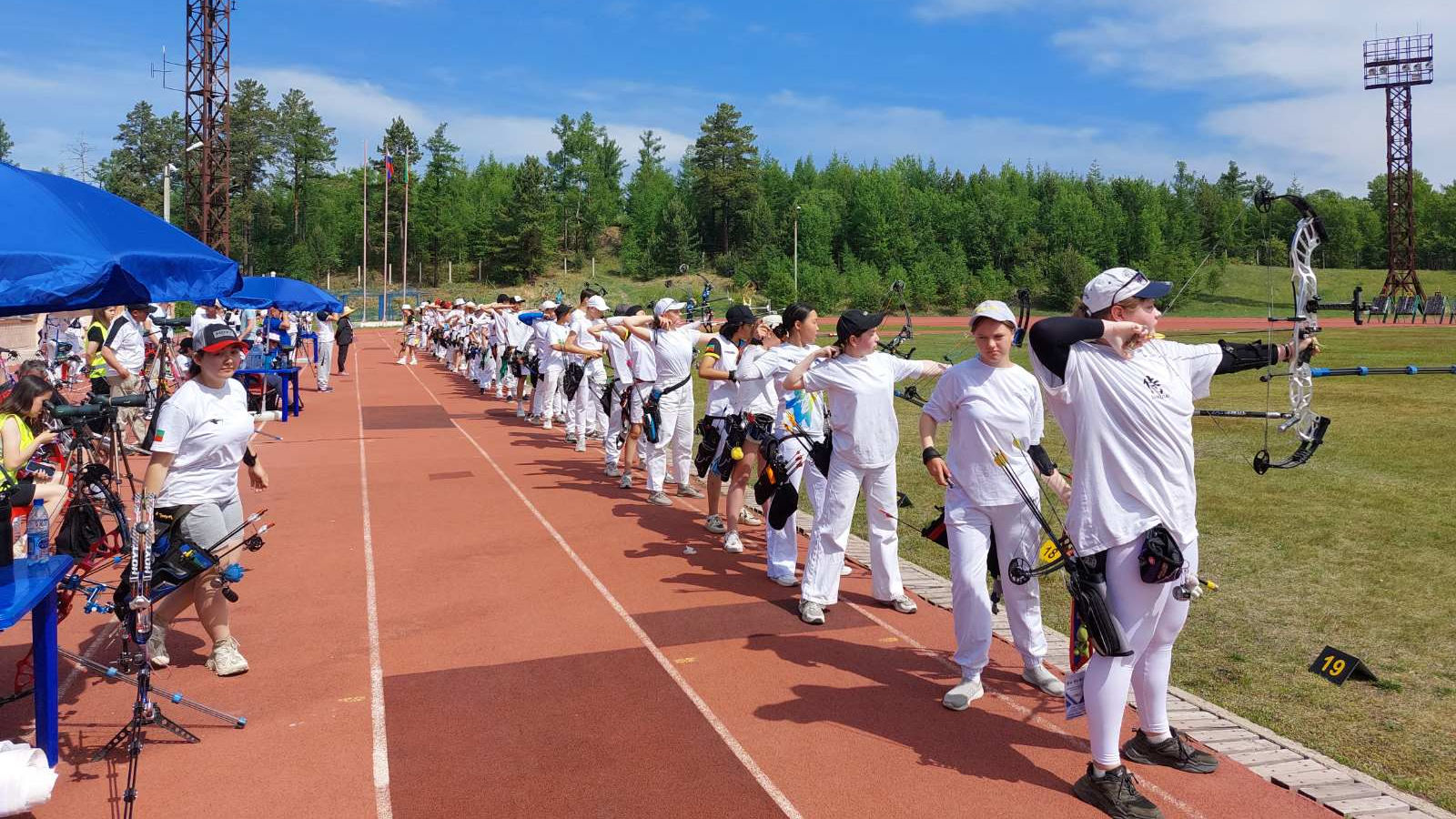На Первенстве городского округа в честь Дня России лучники СШ (ОРК) СЦ (г. Чита) филиала ЦСКА/Хабаровск завоевали 7 медалей