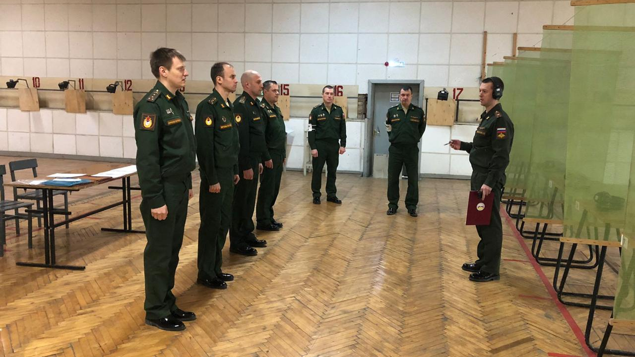 Подведены итоги занятия по огневой подготовке с офицерами и прапорщиками ЦСКА за зимний период обучения