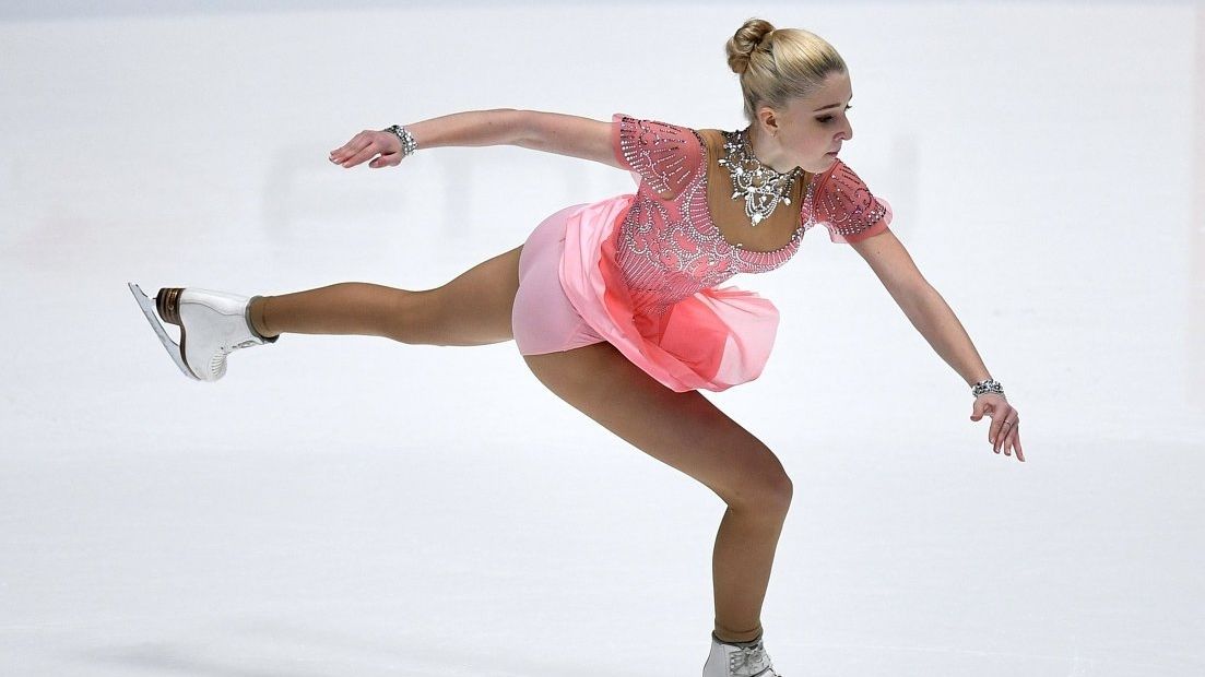 Мария Сотскова из ЦСКА – вторая после короткой программы на ЧР в Санкт-Петербурге