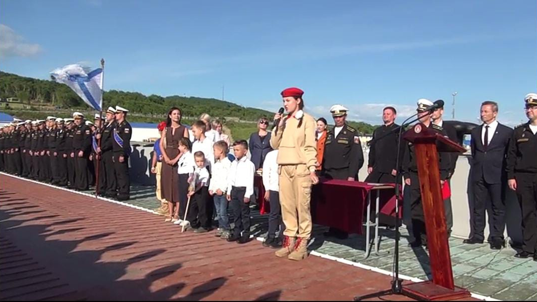 Юнармейцы СОК (г. Вилючинск) филиала ЦСКА/Хабаровск приняли участие во встрече АПК «Омск» вернувшегося из дальнего похода