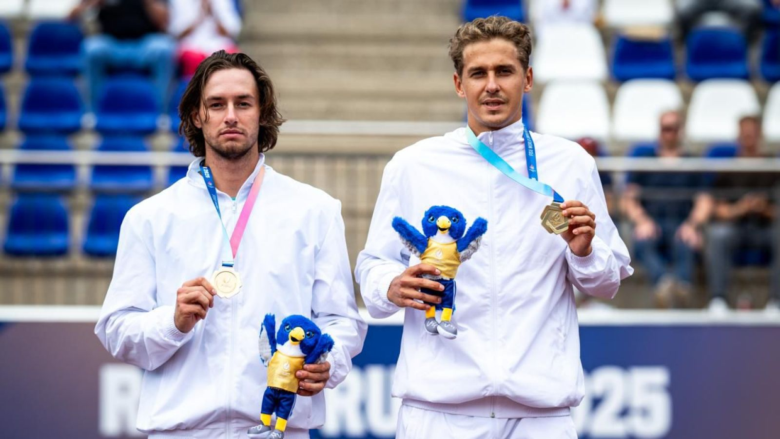 Спортсмен ЦСКА взял золото на парном разряде по теннису на XXXII Всемирной летней Универсиаде