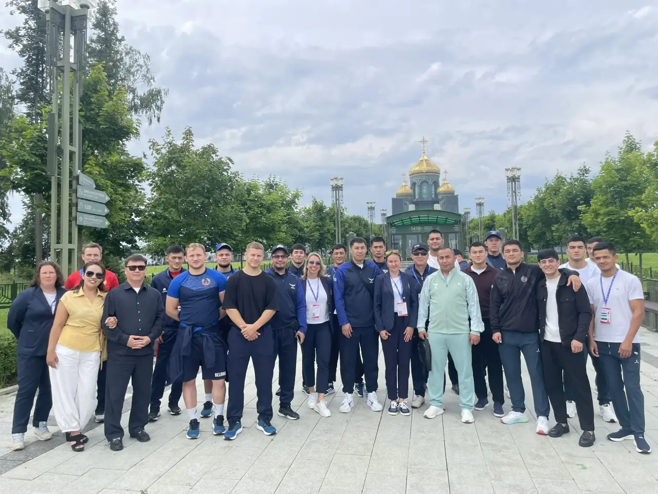 Участники чемпионата СНГ по рукопашному бою посетили музей Великой Отечественной войны в парке «...