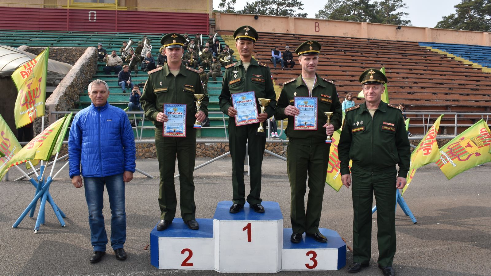 На базе спортивного центра ЦСКА/Чита прошли «Командирские старты» ВВО