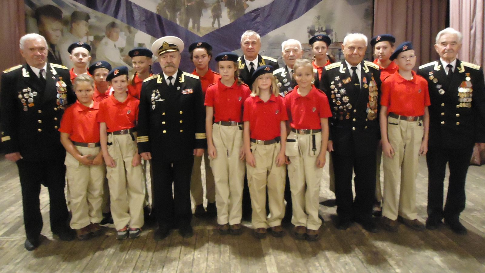 Юнармейцы ЦСКА в Калининграде готовятся к празднованию Дня Военно-морского флота России