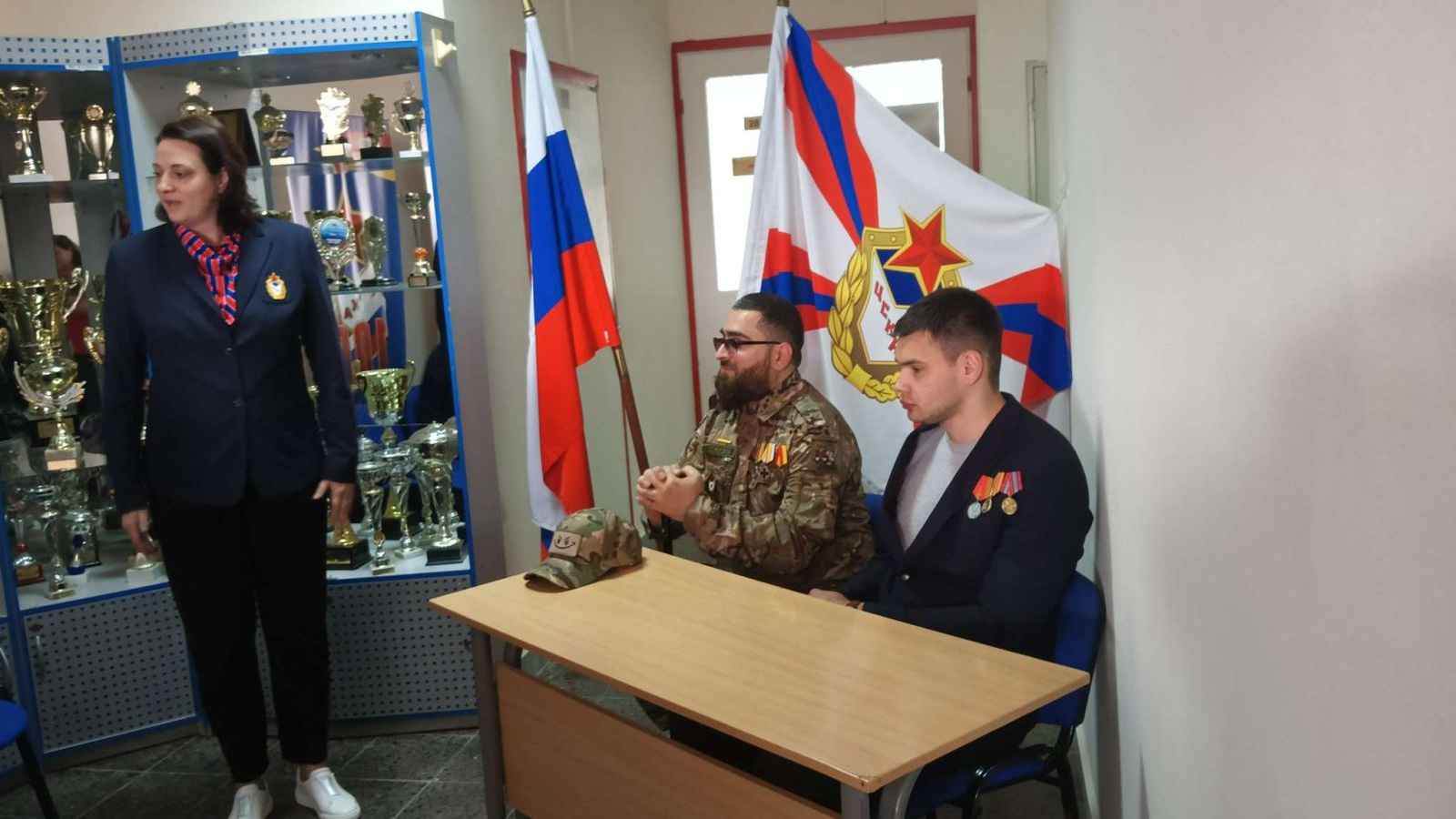 В СПОРТИВНОМ ЦЕНТРЕ ЦСКА В КРАСНОДАРЕ ПРОШЛА ВСТРЕЧА С ГЕРОЯМИ СВО