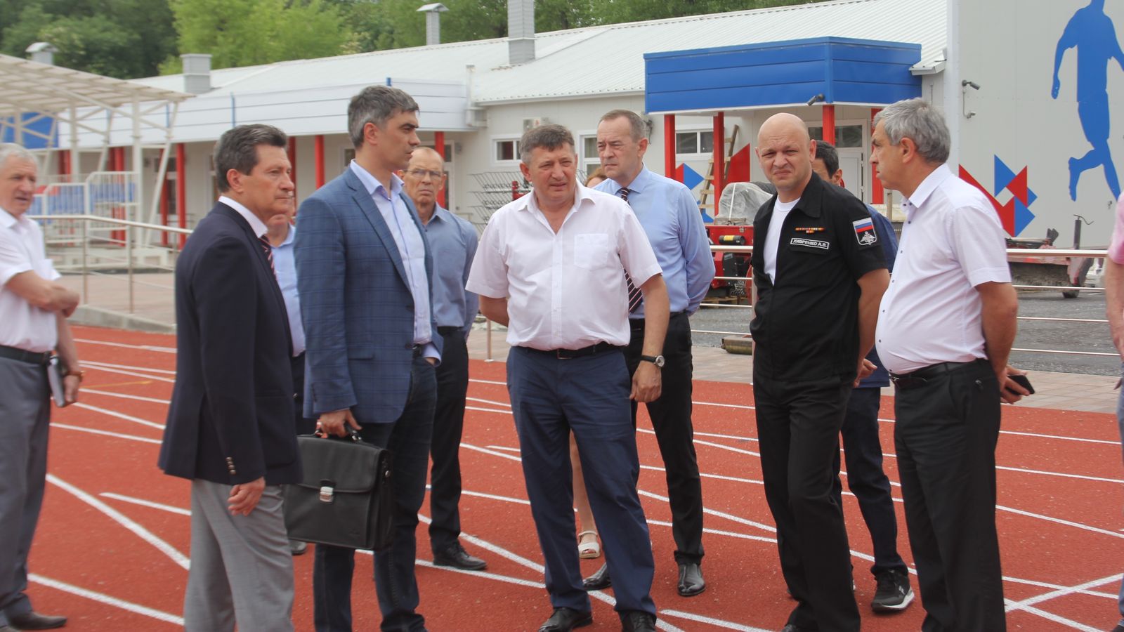 Начальник ЦСКА полковник Артем Громов побывал с рабочим визитом на стадионе СКА (г. Ростов-на-Дону)