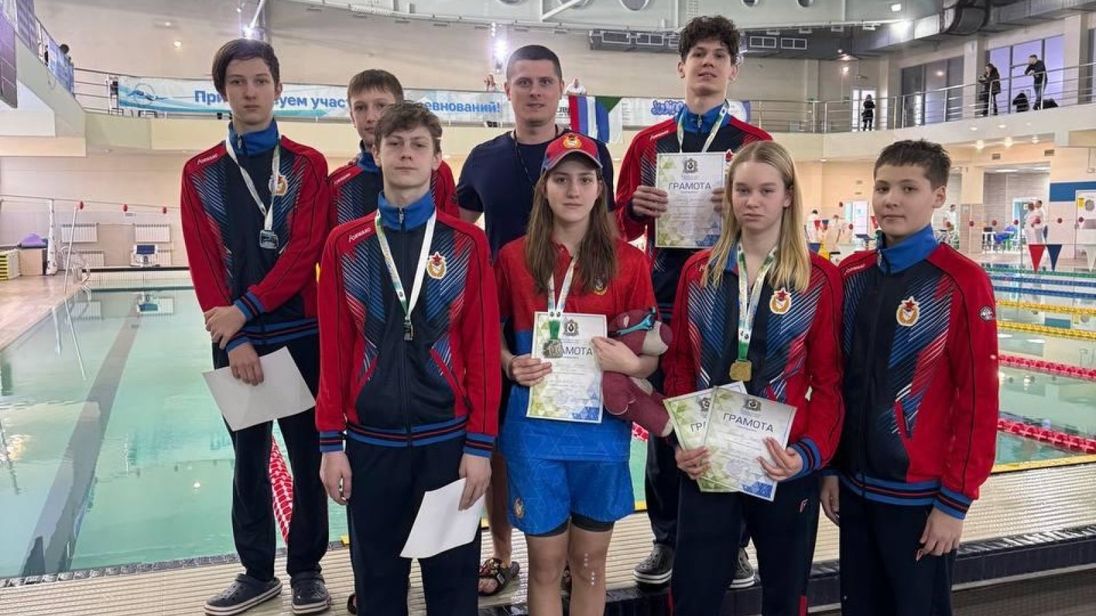 На первенстве края пловцы спортшколы хабаровского филиала ЦСКА завоевали россыпь наград