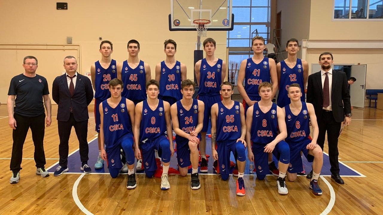 Команда СШОР ЦСКА выиграла первый тур Первенства России среди юниоров до 19 лет по баскетболу