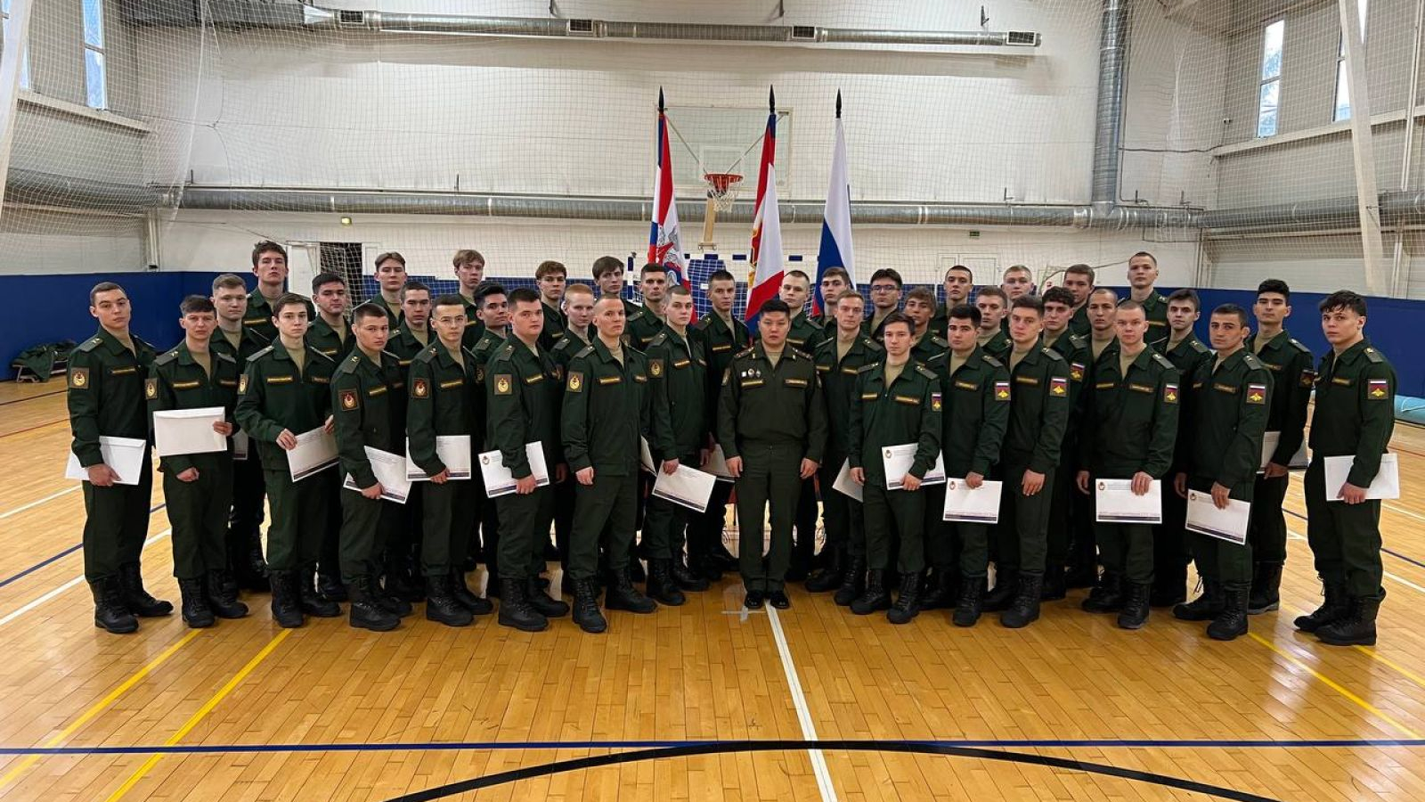 В Москве состоялось увольнение в запас военнослужащих спортивных рот ЦСКА