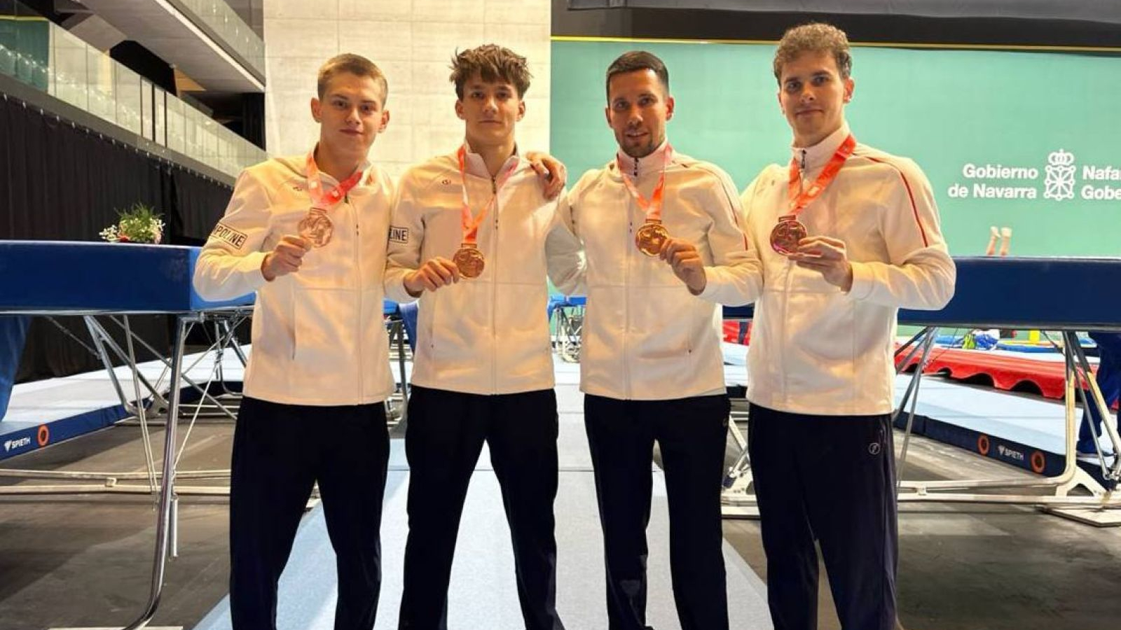 Армейские батутисты ярко выступили на чемпионате мира в Памплоне: медали Козлова и Нартова