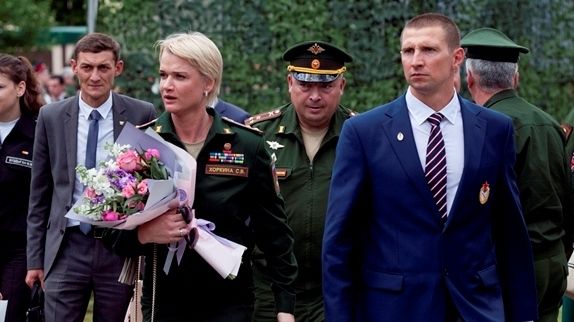 Первый заместитель начальника ЦСКА полковник Светлана Хоркина и прославленные спортсмены клуба приняли участие во Всеармейском Фестивале инновационных научных идей