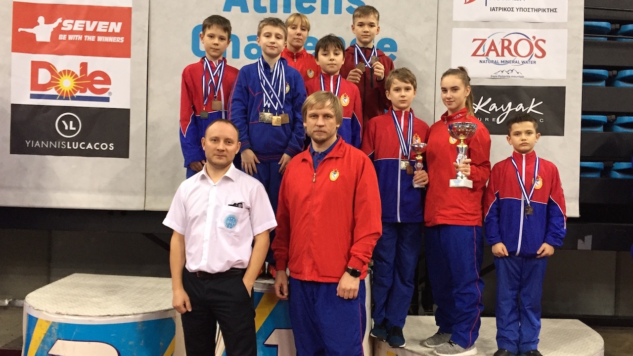 На турнире по поинтфайтингу в Греции представители ЦСКА/СПб завоевали семь медалей