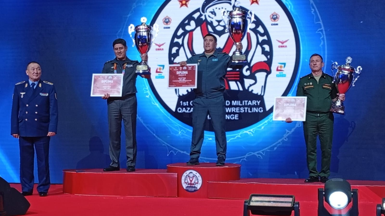 Сборная Вооруженных Сил Российской Федерации завоевала 3 командное место в турнире CISM по казахстанской национальной борьбе «Qazaq Kuresi»