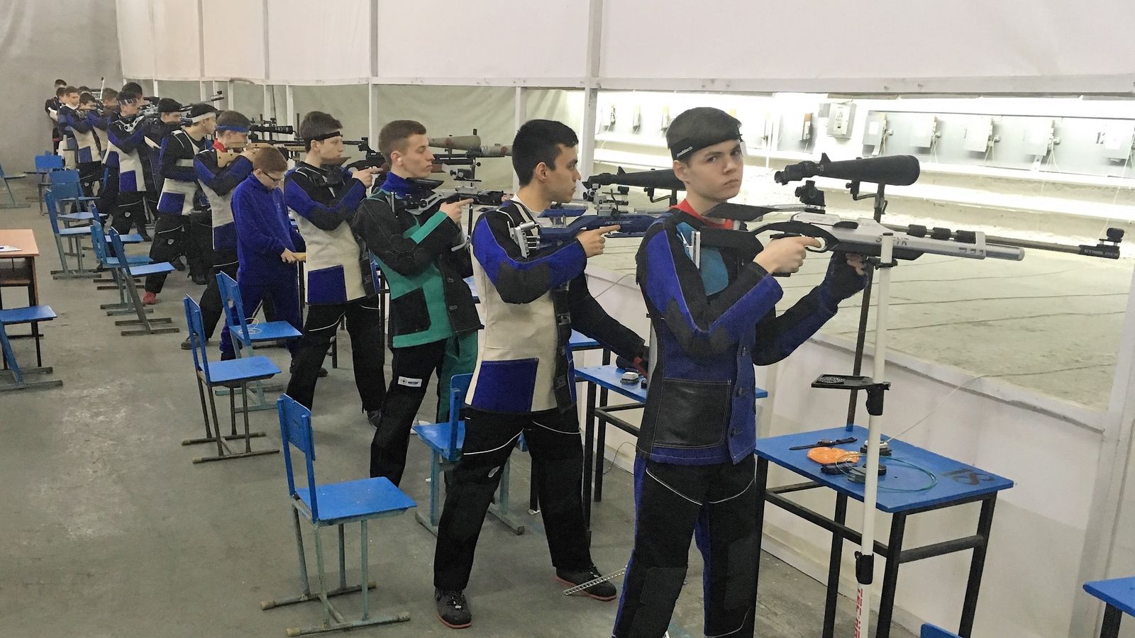 Итоги первого дня Первенства ВС РФ среди общеобразовательных организаций МО РФ по пулевой стрельбе