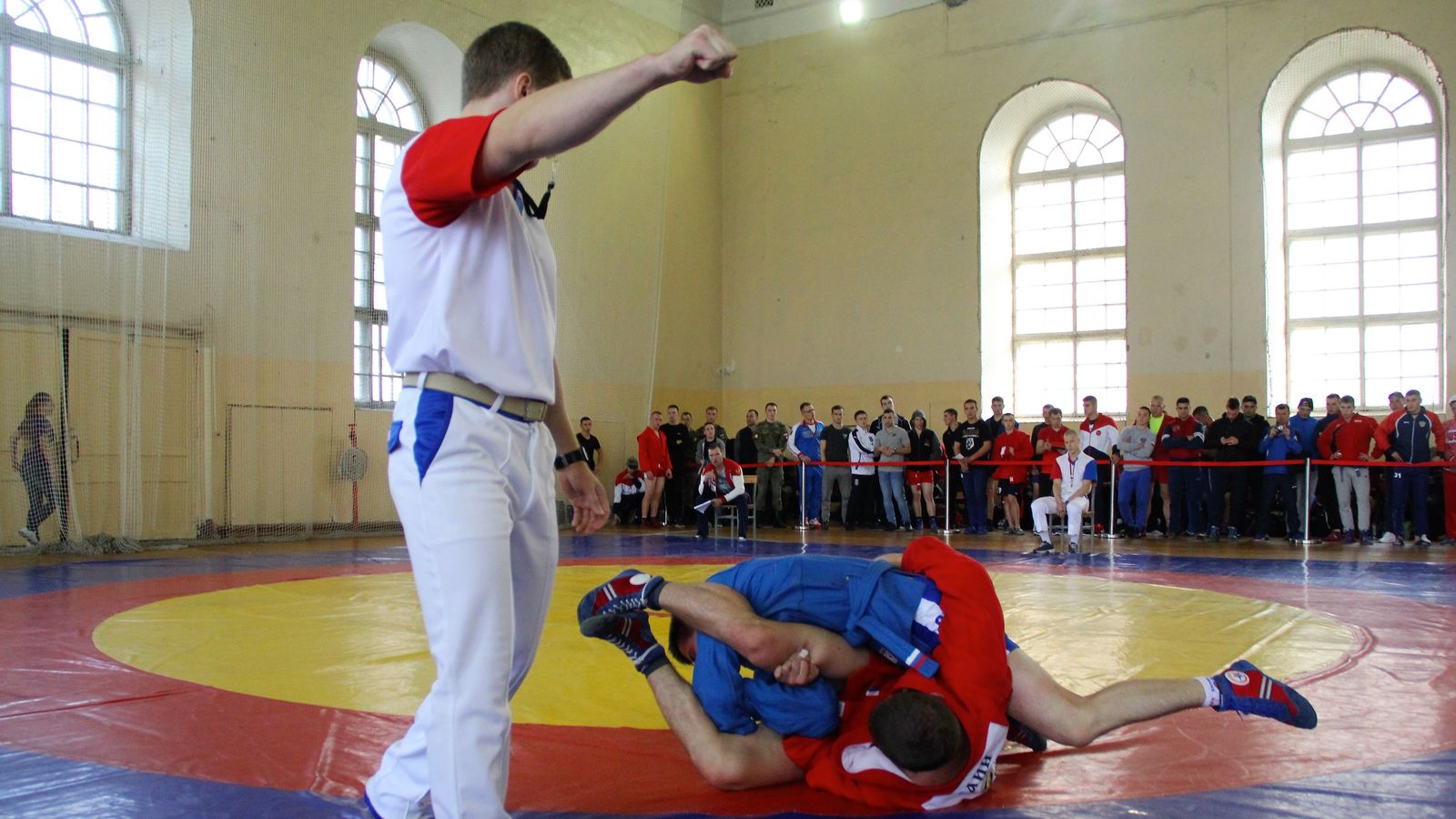 В Санкт-Петербурге определились лучшие армейские самбисты