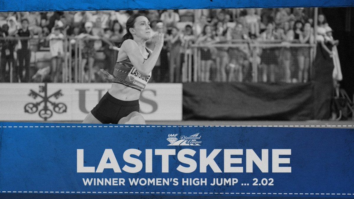 Армейская прыгунья в высоту Мария Ласицкене первенствовала на этапе «Бриллиантовой лиги» в Лозанне