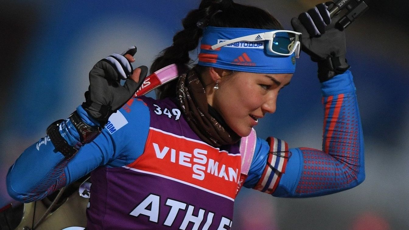 Биатлонистка ЦСКА Татьяна Акимова в составе сборной России заняла пятое место в эстафете