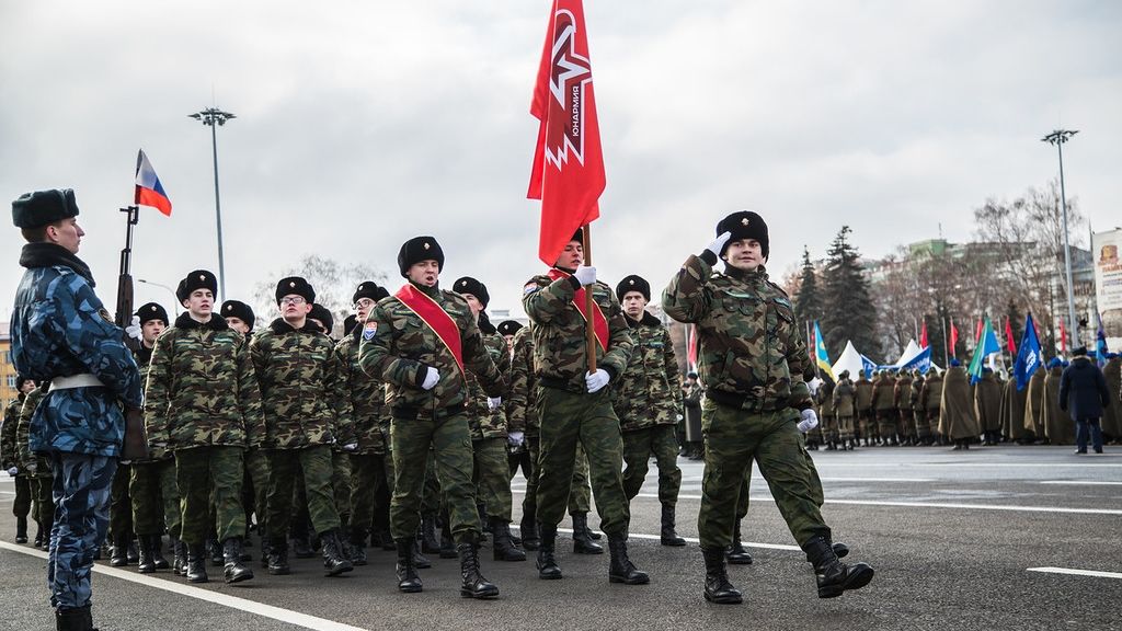 Юнармейцы ЦСКА/Самара приняли участие в Параде Памяти