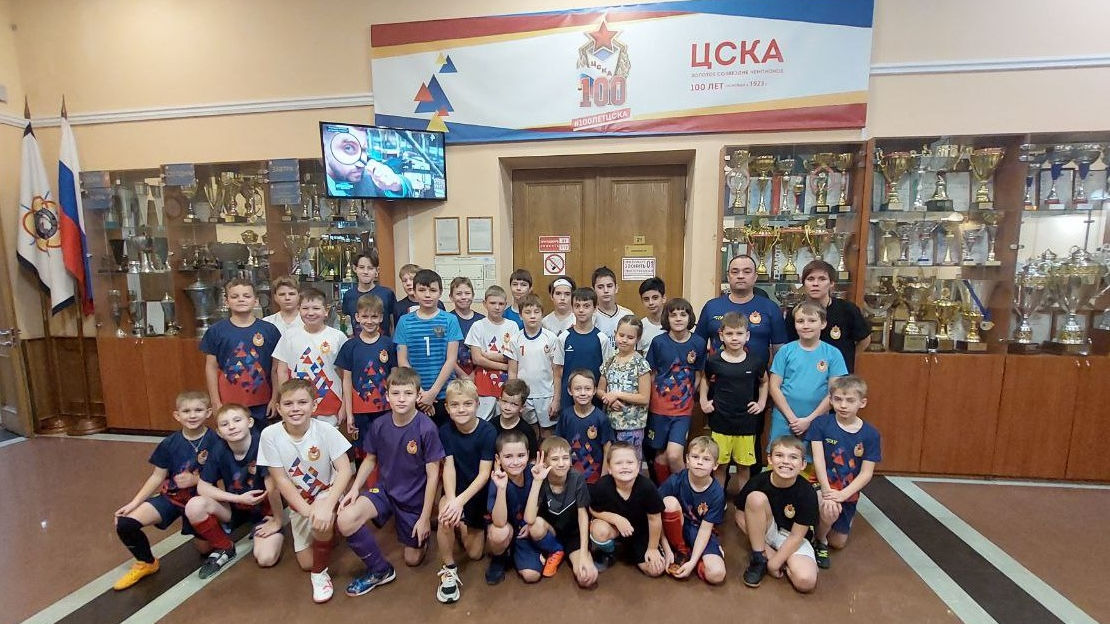 Юные армейцы екатеринбургского спортивного центра самарского филиала ЦСКА прошли онлайн урок с ПФК ЦСКА (г. Москва)