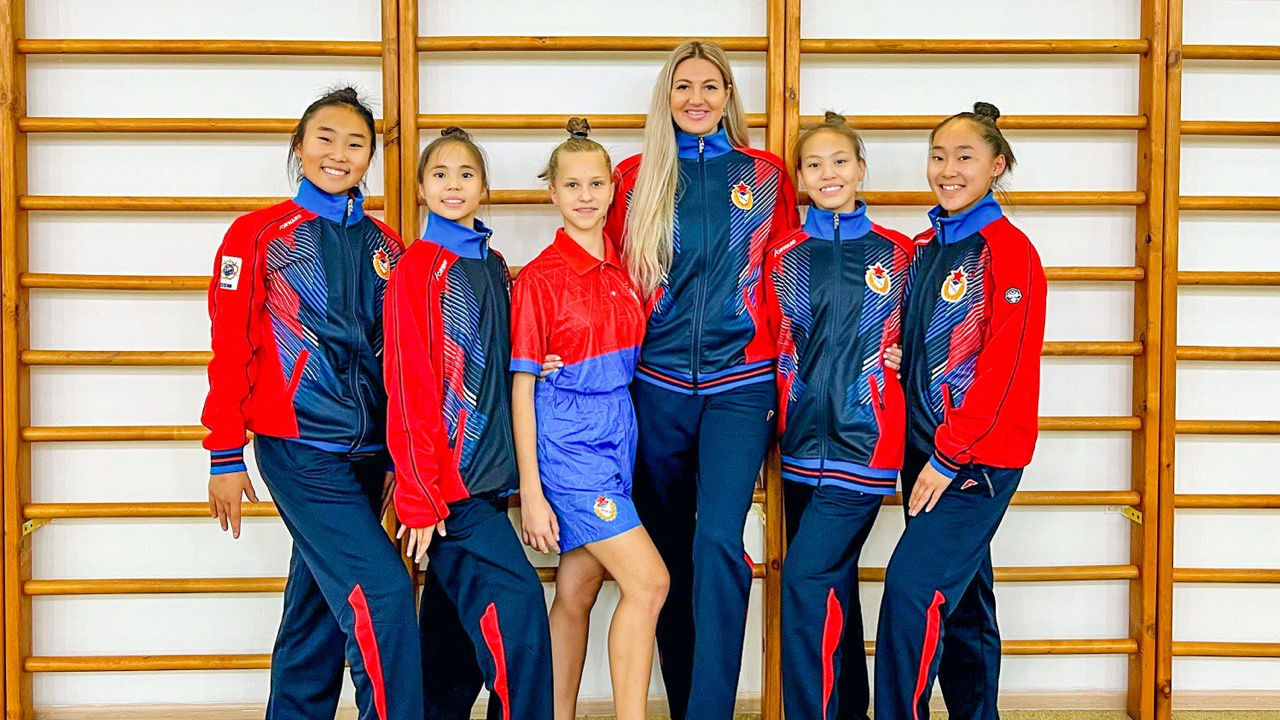 Подготовка воспитанниц спортшколы «ЦСКА-Тыва» к Всероссийским соревнованиям по художественной гимнастике на призы начальника Армейского клуба