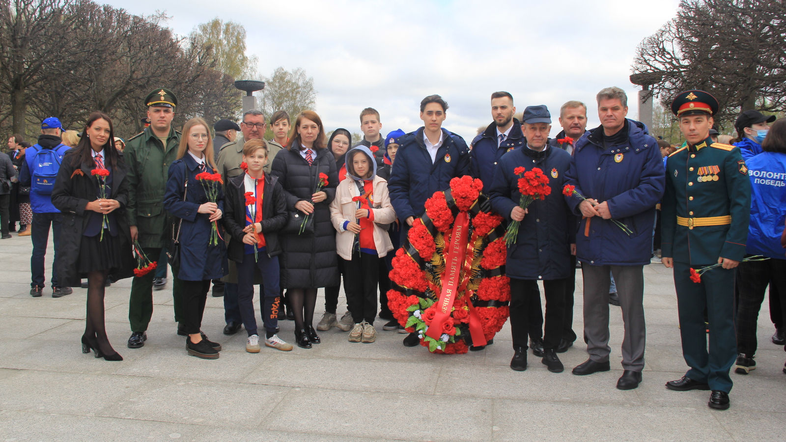 Представители филиала ЦСКА/г. Санкт-Петербург почтили память погибших в годы Великой Отечественной войны