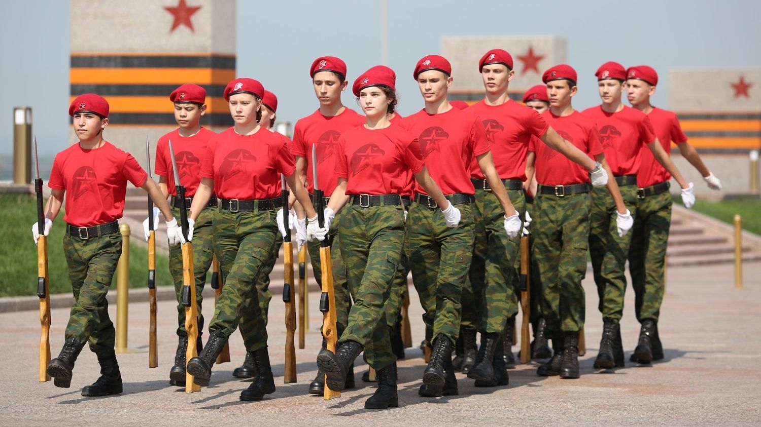 Юнармейцы ЦСКА/Самара приняли участие в праздновании Дня ВДВ