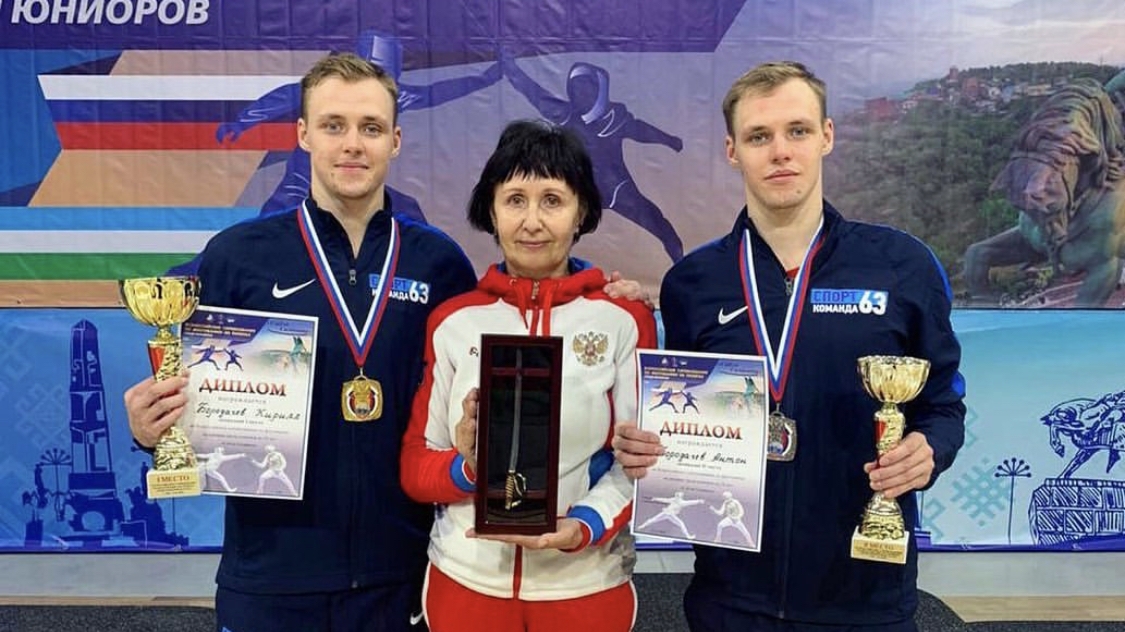Армейские рапиристы Кирилл и Антон Бородачевы выяснили кто сильнее на Всероссийских соревнованиях U23 в Уфе