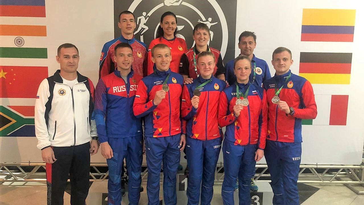 Мужская и женская сборные России завоевали «серебро» на международном турнире среди стран БРИКС по международному военному пятиборью
