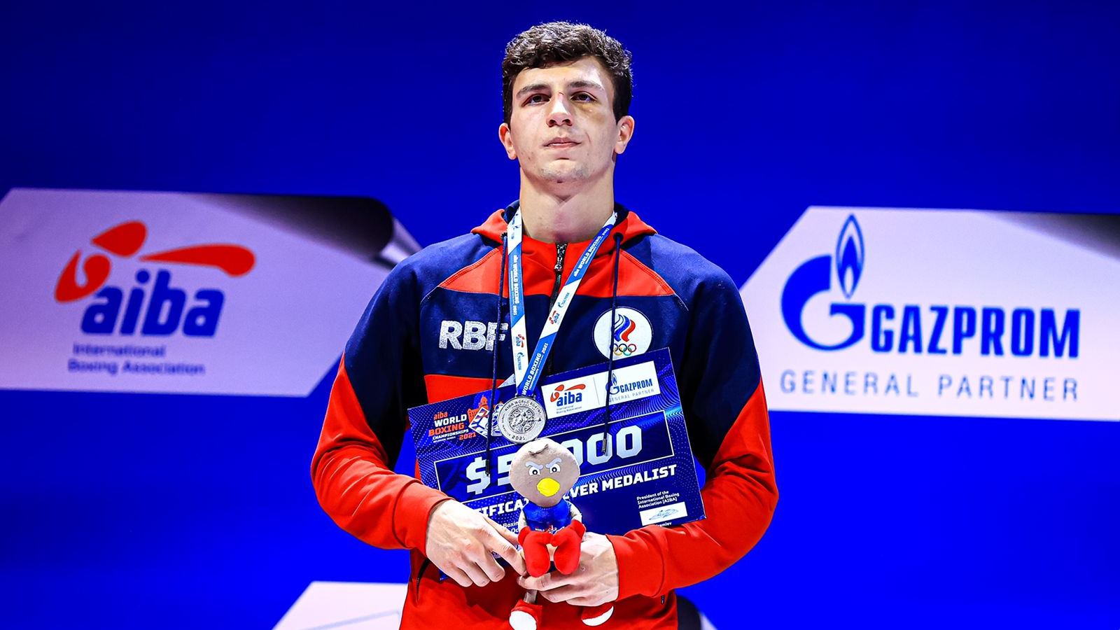 Рядовой спортивной роты ЦСКА г. Севастополь Джамбулат Бижамов – обладатель серебряной медали чемпионата мира по боксу