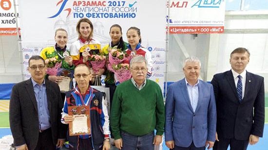 Инна Дериглазова (ЦСКА) стала чемпионкой России-2017 по фехтованию на рапирах